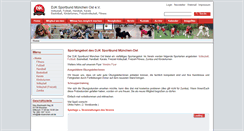 Desktop Screenshot of djk-muenchen-ost.de